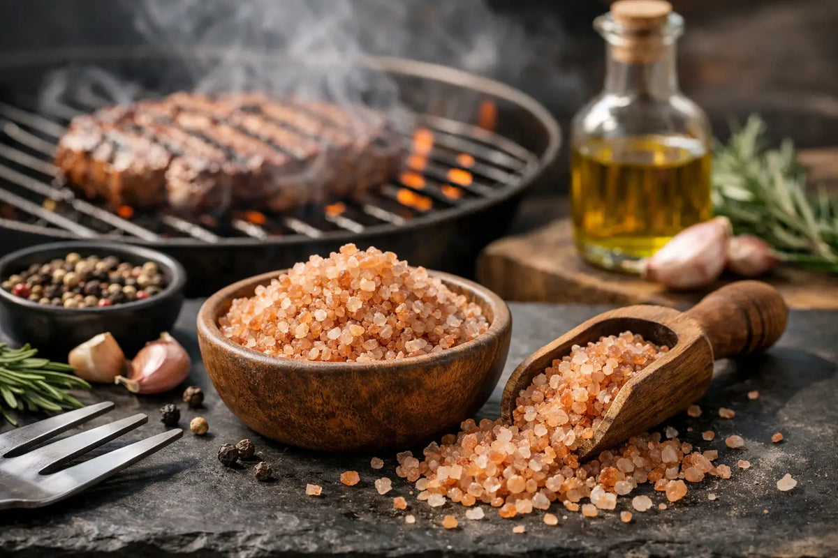 Smoked Himalayan Pink Salt for Better Grilling