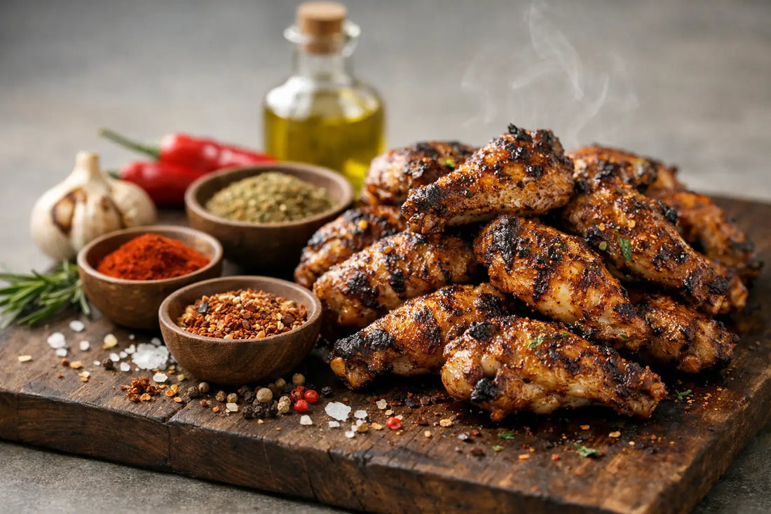 Seasoning for Grilled Chicken Wings That Hits Hard