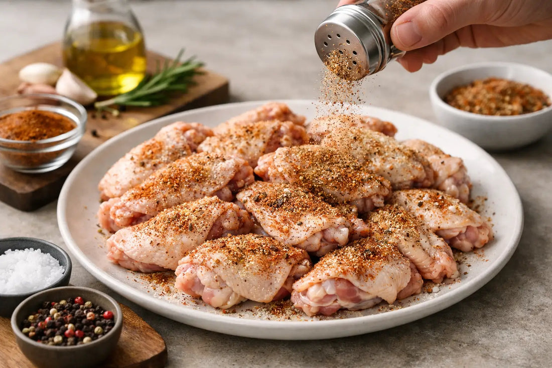 How to Season Chicken Wings Evenly Every Time