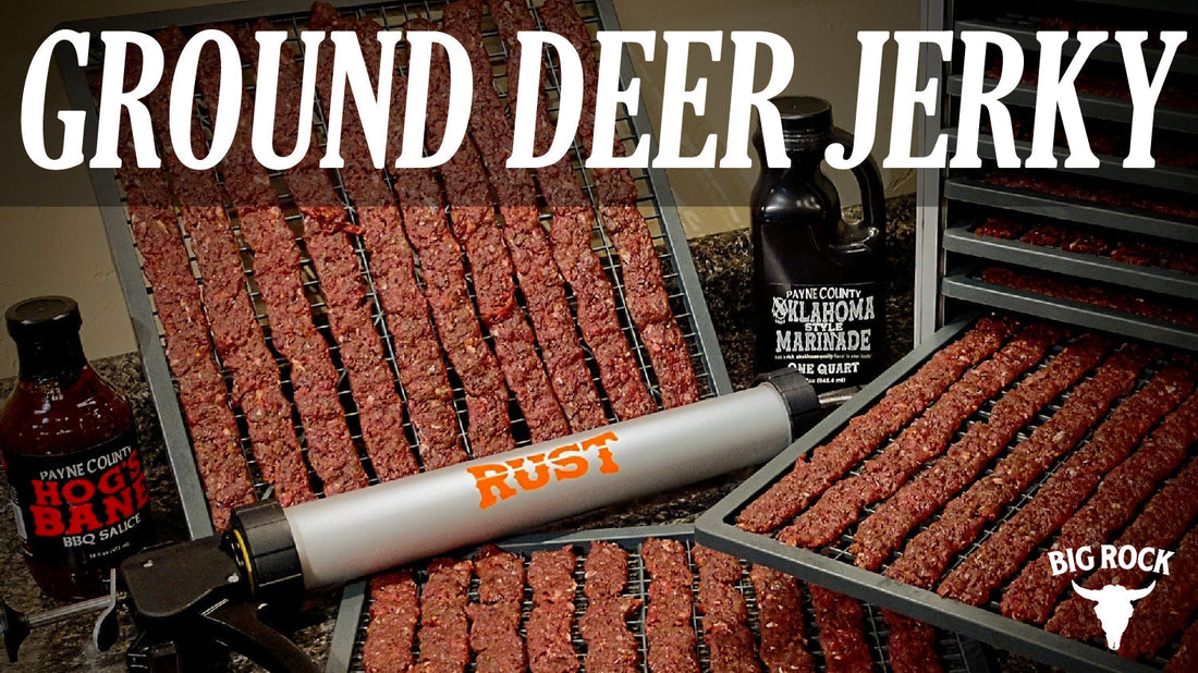 Deer jerky strips