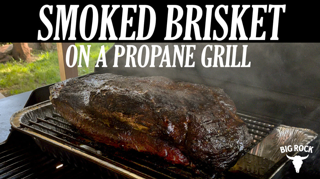Smoking on a gas grill!