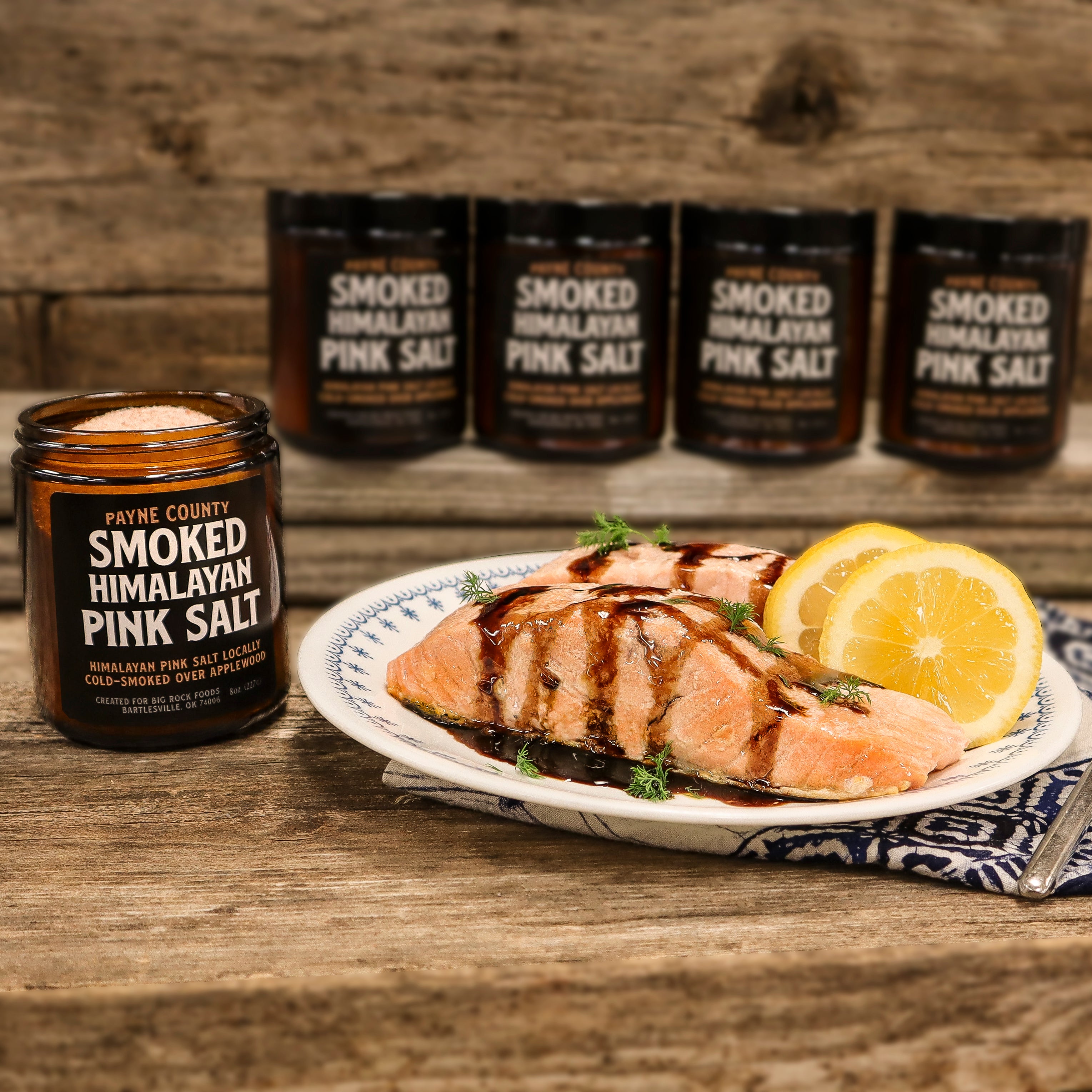 Payne County Smoked Himalayan Pink Salt - Big Rock Foods