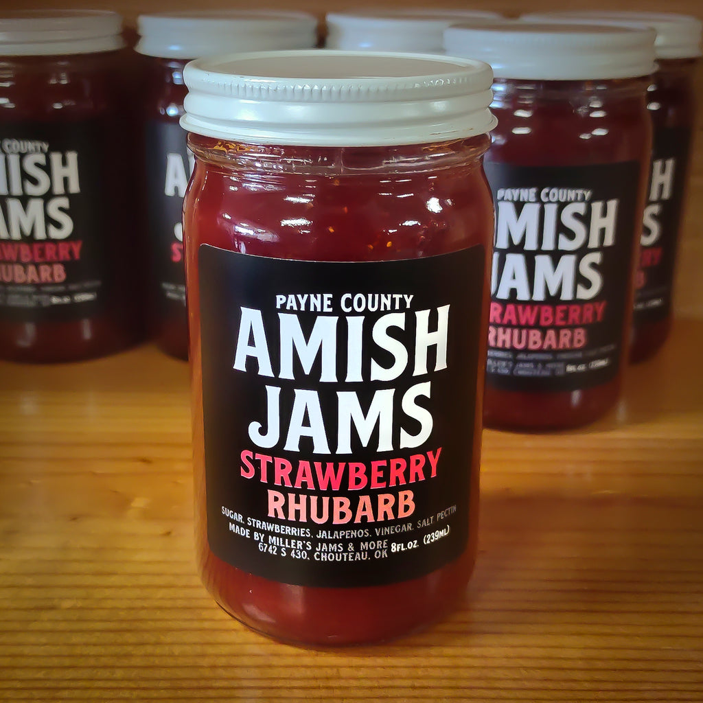 Payne_County_Srawberry_Rhubarb_Amish_Jam Payne County Strawberry Rhubarb Amish Jam - Big Rock Foods