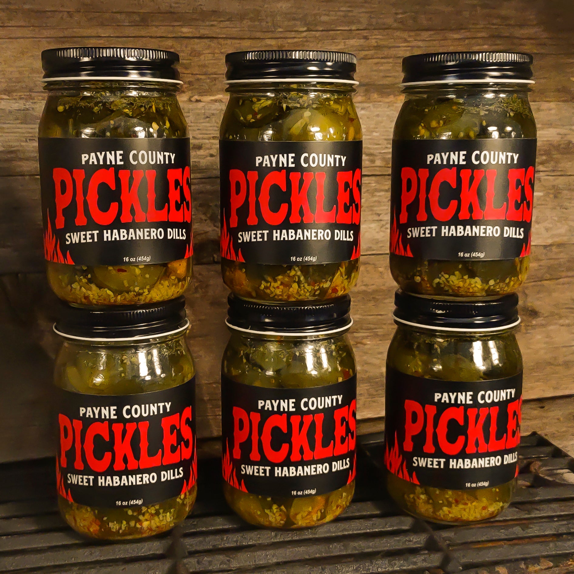 Payne County Sweet Habanero Dills Pickles - Big Rock 